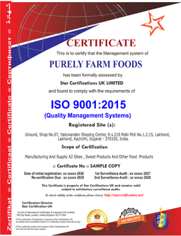 ISO 900:2015 Certified